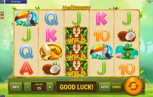Mr Monkey online slot game at HappyLuke